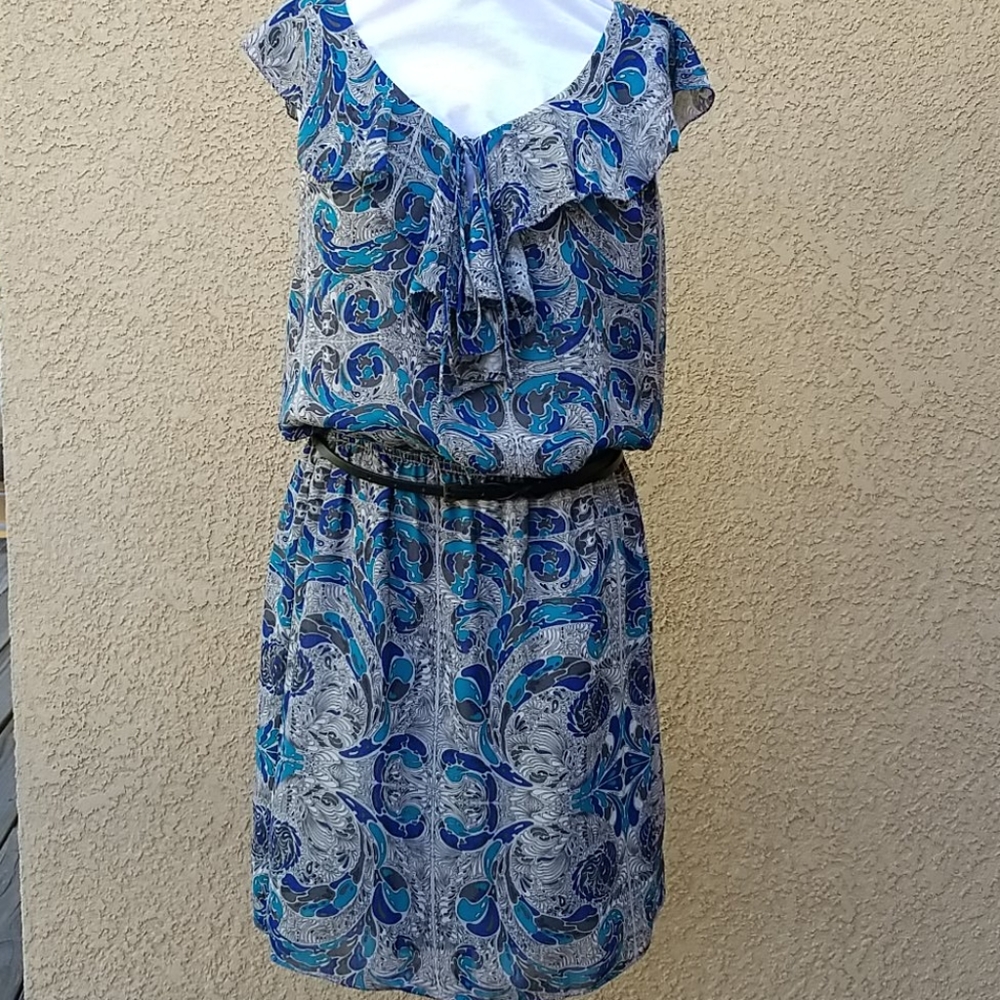 Belted Sundress w/ ruffle